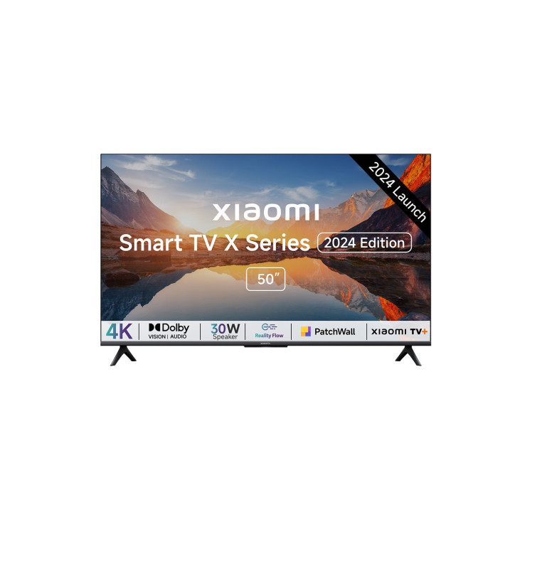 Mi by Xiaomi X Series 125 cm (50 inch) Ultra HD (4K) LED Smart Google TV 2024 Edition with 4K Dolby Vision | HDR 10 | Dolby Audio | DTS X | DTS Virtual: X | Vivid Picture Engine