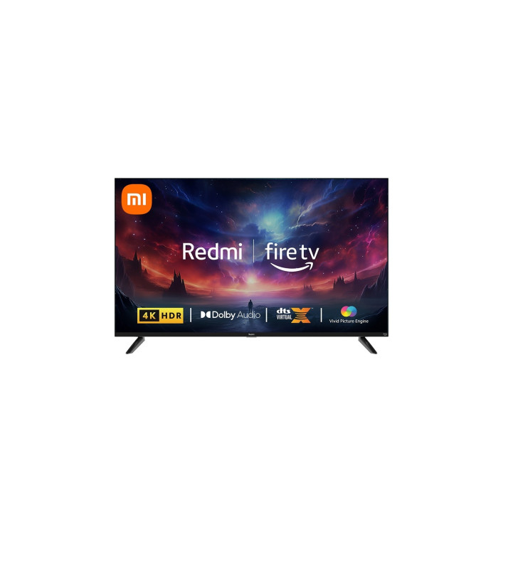 REDMI by Xiaomi 108 cm (43 inch) Ultra HD (4K) LED Smart FireTv OS 7 TV with 12000+ Apps| Alexa Voice Control |AirPlay 2 |HDR 10 with HLG |Vivid Picture Engine | Dolby Audio | DTS:HD|DTS Virtual: X  (