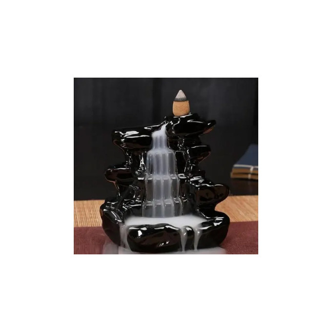 Smoke Backflow Incense Burner with 10 Smoke Backflow Incense Cone for Home Decor, Gift & Puja. Statue | Incense Holder Home Decorative Showpiece Figurine