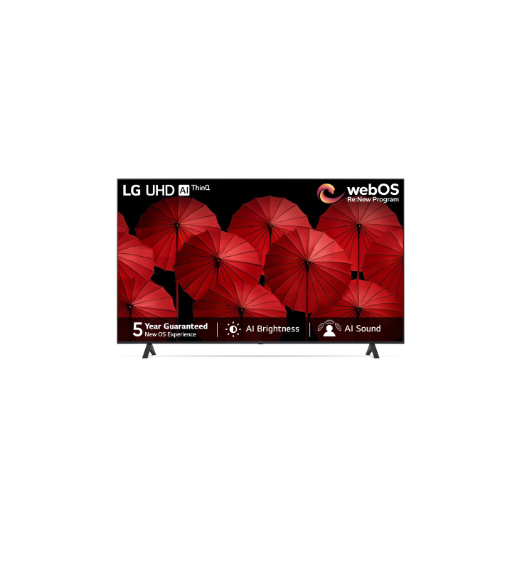 LG UR7500 108 cm (43 inch) Ultra HD (4K) LED Smart WebOS TV with Alpha5 AI Processor 4K Gen6, AI Picture Pro, 4K Upscaling, 60 Hz Refresh Rate, Game Optimizer, Magic Remote Capability, 5-Year Guarante