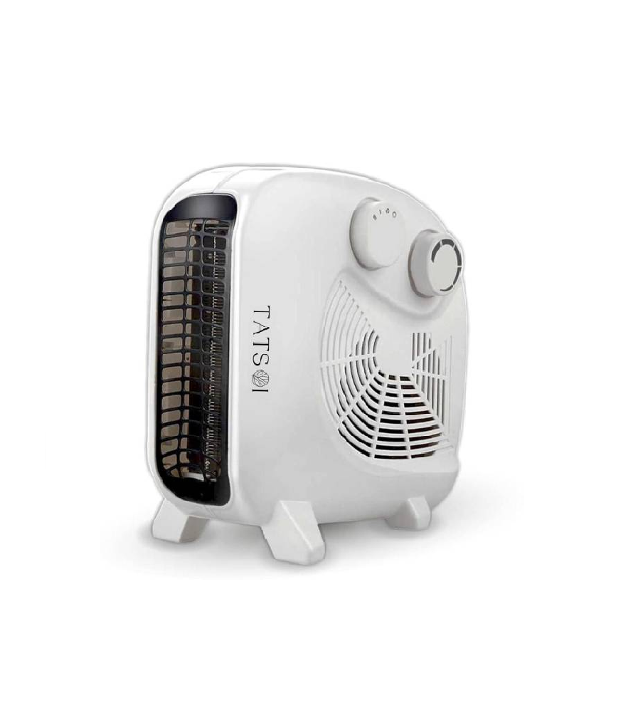 TATSOI FAN Room Heater (White color ) with ABS body