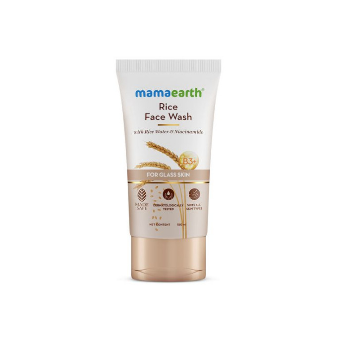 Rice Face Wash With Rice Water & Niacinamide for Glass Skin - 150 ml